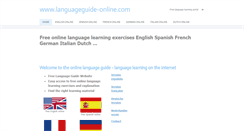 Desktop Screenshot of languageguide-online.com