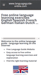 Mobile Screenshot of languageguide-online.com